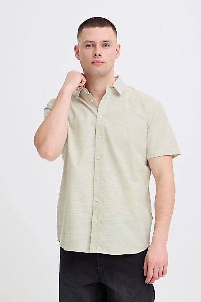 Blend Kurzarmhemd "BHDaris" Meliertes Kurzarm-Hemd mit Kentkragen günstig online kaufen