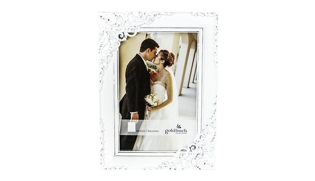 Goldbuch Bilderrahmen Metallrahmen 980042 Eternity 10x15 weiß günstig online kaufen