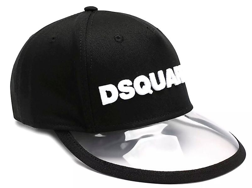Dsquared2 Baseball Cap Baseballkappe mit PVC-Schirm Verstellbarer Schieberi günstig online kaufen