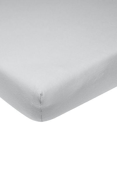 Meyco Home Spannbettlaken Uni Light Grey, günstig online kaufen