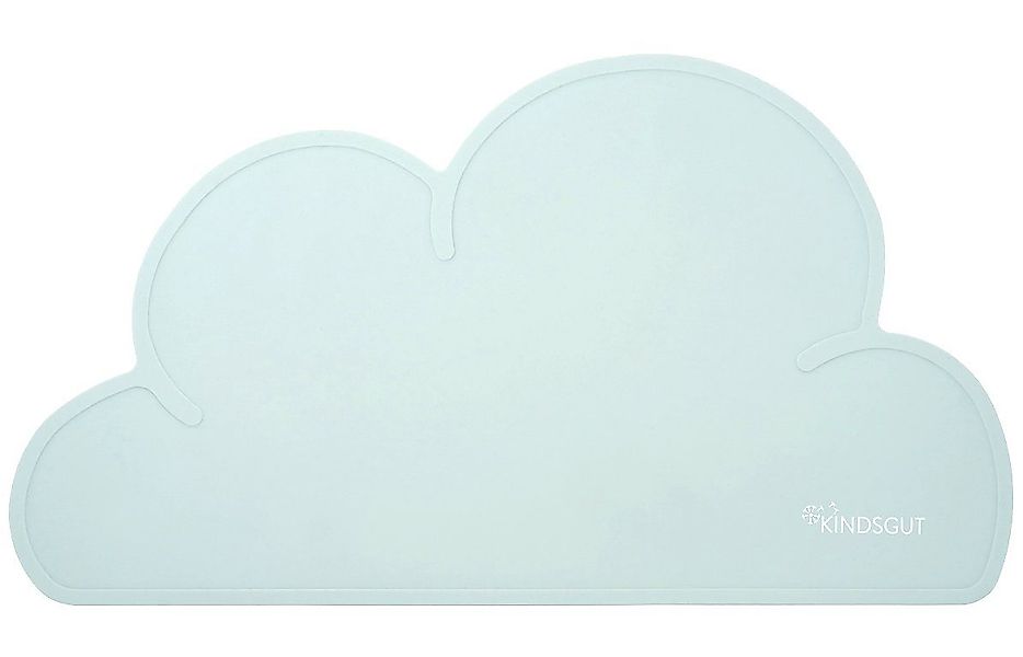 KINDSGUT Platzset Platzdeckchen Wolke, umweltfreundlich, Aquamarin günstig online kaufen