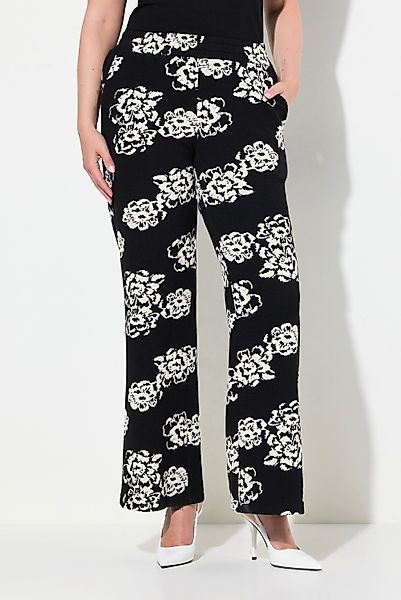 MIAMODA Schlupfhose Hose Blumenmuster Elastikbund günstig online kaufen