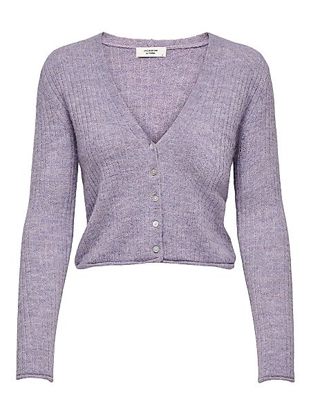 ONLY Einfarbige Strickjacke Damen Violett günstig online kaufen