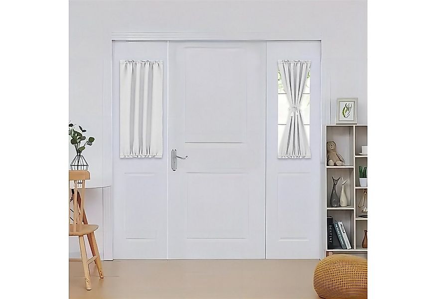 Rosnek Türvorhang Verdunkelung, thermisch isoliert, Stabtasche, für Türfens günstig online kaufen