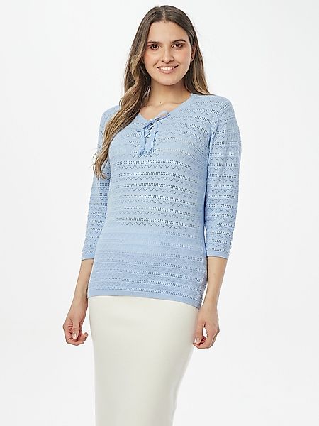PUNTO & FILO Strickpullover 3/4-Arm Pullover günstig online kaufen