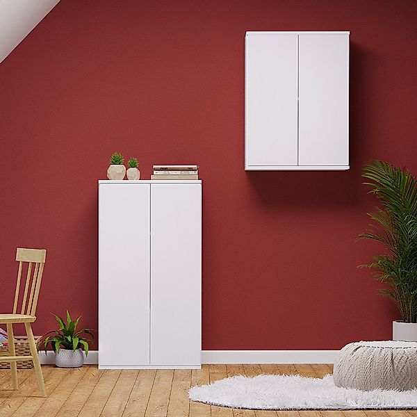 Bellamio Mehrzweckschrank Ais mit Push-to-Open Türen günstig online kaufen