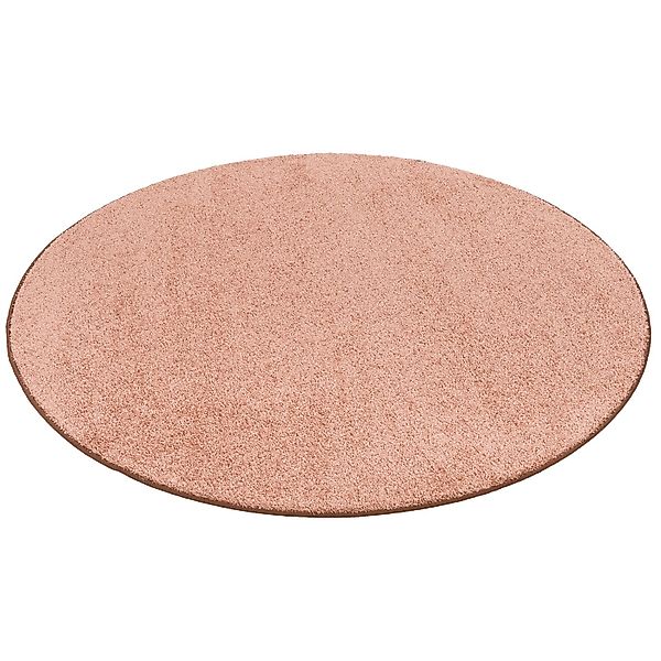Snapstyle Hochflor Velours Teppich Mona Rund Terrakotta 200x200cm günstig online kaufen