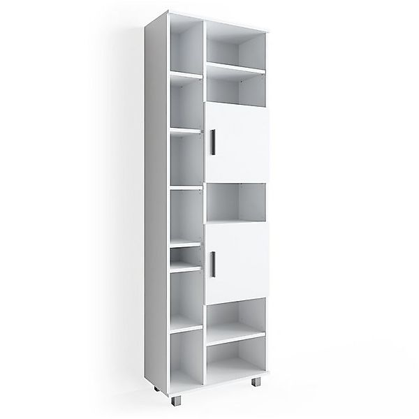 Vicco Badschrank Ilias Weiß 60 x 190 cm günstig online kaufen