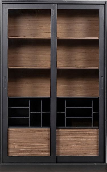 WOOOD Vitrine "James", mit Glas, viel Stauraum, H 200 cm x B 125 cm günstig online kaufen