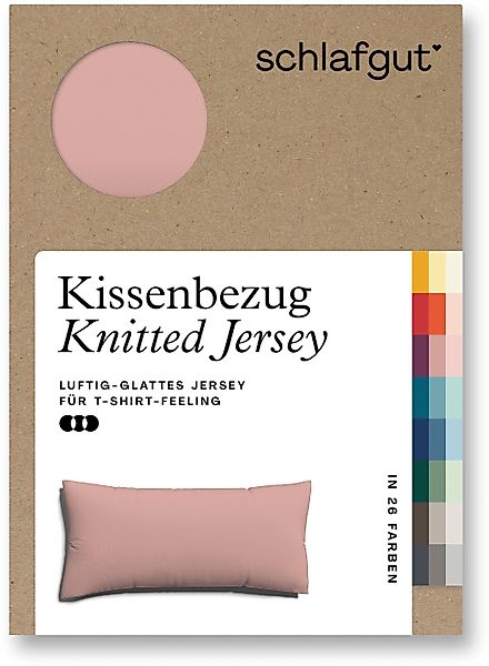 Schlafgut Kissenbezug Knitted Jersey aus Bio-Baumwolle günstig online kaufen