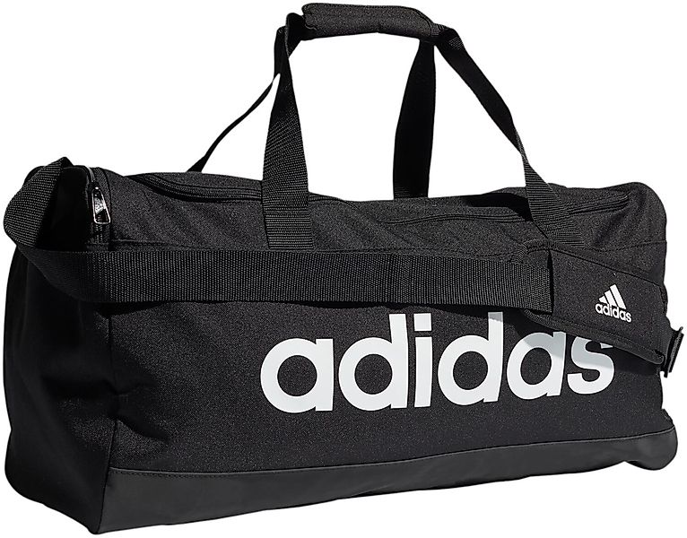 adidas Linear Duffel M Sporttasche (Farbe: black/white) günstig online kaufen