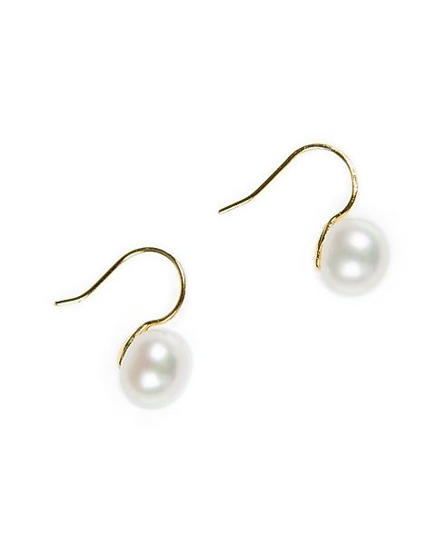 MayTree Ohrstecker-Set Perlen weiss (2-tlg), Zuchtperlen, 925 Silber vergol günstig online kaufen