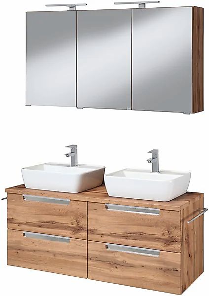 welltime Badmöbel-Set »Malibu«, (Set, 2 St.), Breite 120 cm, mit Soft-Close günstig online kaufen