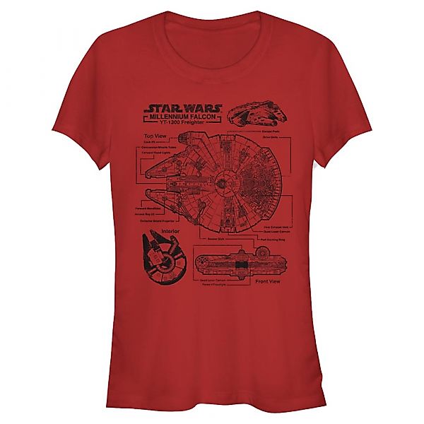 Star Wars - Millennium Falcon Falcon Schematic - Frauen T-Shirt günstig online kaufen