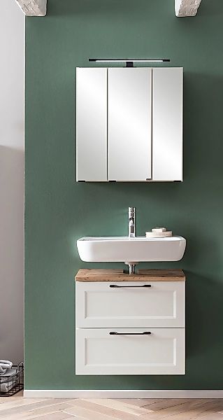 welltime Badmöbel-Set "Lana" Komplett-Set, 2 Stk. tlg. Badezimmer-Set, 2-te günstig online kaufen