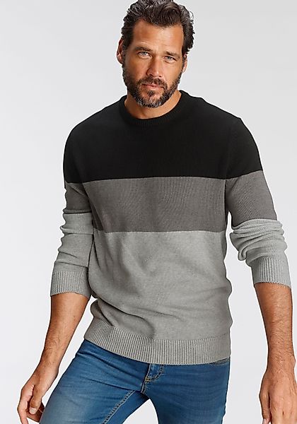 Man's World Rundhalspullover Bis Größe 5 günstig online kaufen