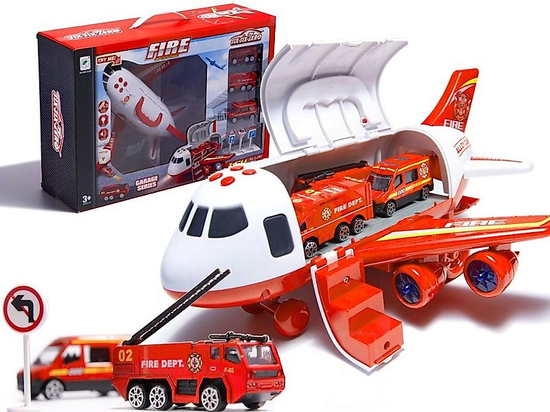 Ikonka Spielzeug-Flugzeug Flugzeugtransporter-Set: Hoch in die Lüfte für sp günstig online kaufen