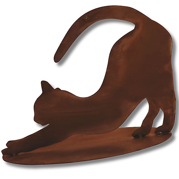 Rostikal Gartenfigur Katze 23×30 cm – günstig online kaufen