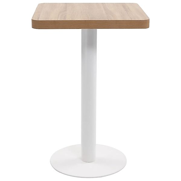 Bistrotisch Hellbraun 50x50 Cm Mdf günstig online kaufen