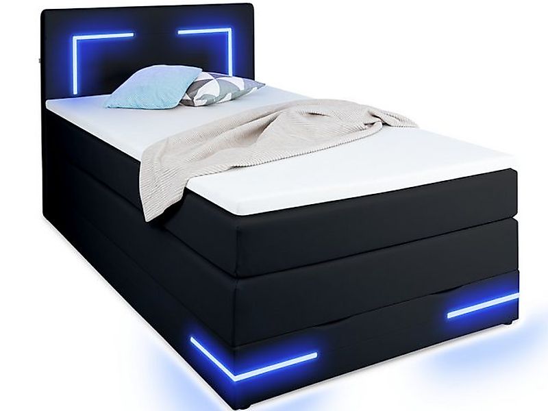 wonello Boxspringbett Lights 2.0, mit LED günstig online kaufen