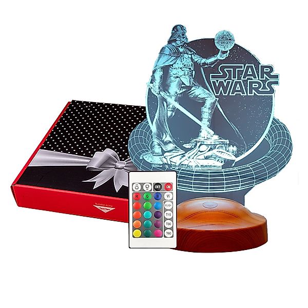 Geschenkelampe LED Nachttischlampe Star Wars Darth günstig online kaufen
