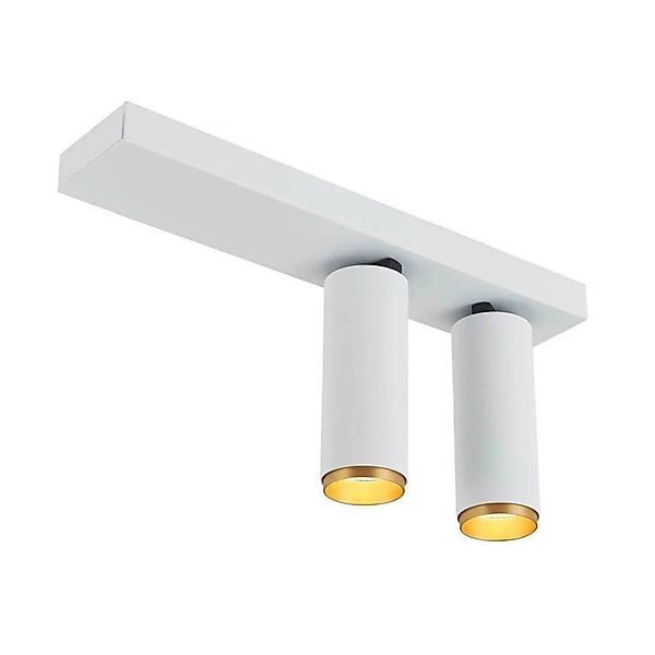 LOOM DESIGN LED-Deckenstrahler X-Beam, 2-flg., weiß günstig online kaufen