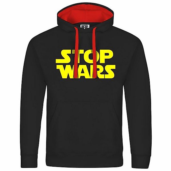 deinshirt Kapuzenpullover Herren Kapuzenpullover Stop Wars Mit Print Motiv, günstig online kaufen