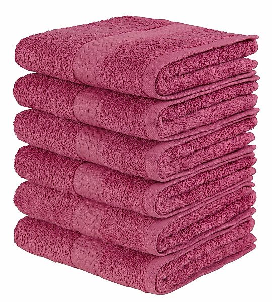 OTTO home Gästehandtücher "Juna, als Set und Serie erhältlich, 6 Gästetüche günstig online kaufen