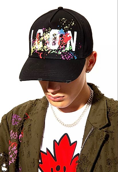 Dsquared2 Baseball Cap Icon Splash Cap günstig online kaufen