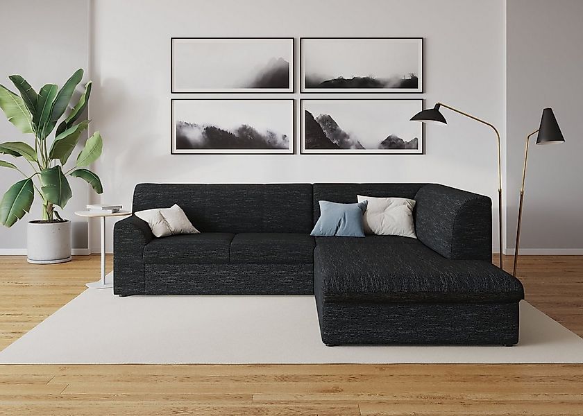 DOMO collection Ecksofa "Topper zeitlos elegant, kompakte Stellmaße, OTTOs günstig online kaufen