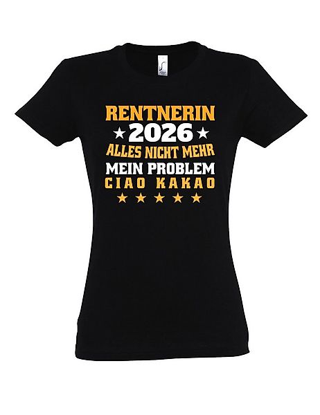 Youth Designz Print-Shirt Damen T-shirt Rentnerin 2026 Aufdruck lustig Gesc günstig online kaufen