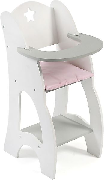 CHIC2000 Puppenhochstuhl Stars Grau günstig online kaufen