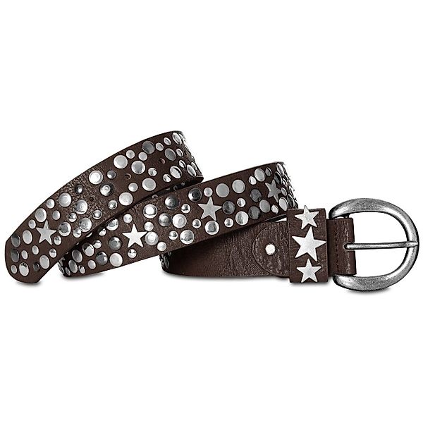 Caspar Nietengürtel GU249 Damen Vintage Nietengürtel günstig online kaufen