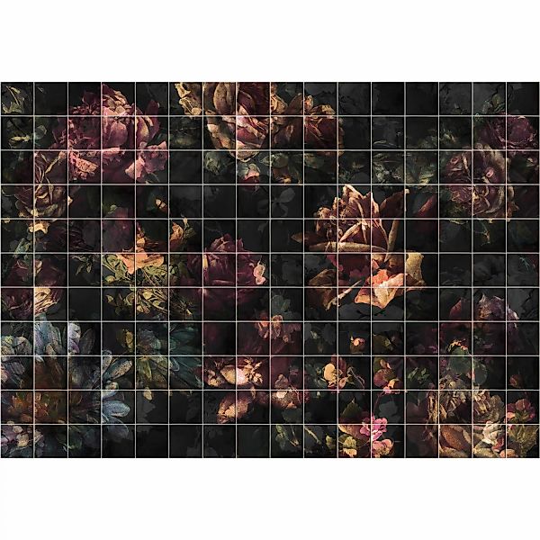 Sanders & Sanders Fototapete Blumen Multicolor 400 x 280 cm 612075 günstig online kaufen