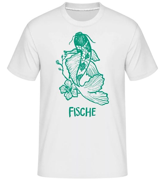 Kritzel Stil Sternzeichen Fische · Shirtinator Männer T-Shirt günstig online kaufen
