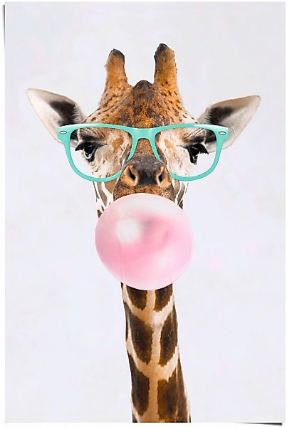 Reinders Poster "Poster Funky Giraffe" Giraffen 1 Stk. tlg. günstig online kaufen