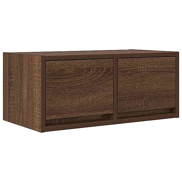 vidaXL TV-Schrank TV-Schrank Braun Eichen-Optik 60x31x25,5 cm Holzwerkstoff günstig online kaufen