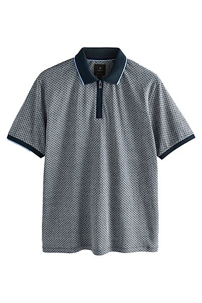 Next Poloshirt Polo-Shirt mit Geoprint (1-tlg) günstig online kaufen