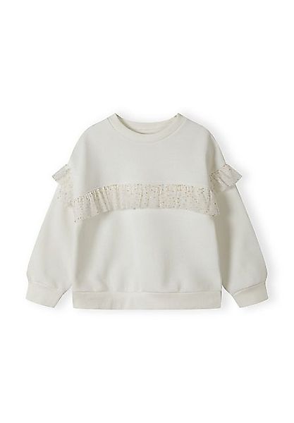 MINOTI Sweatshirt Sweatshirt mit Tüllrüschen (2y-14y) günstig online kaufen