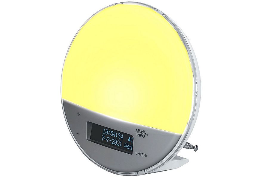 Miraval Quarzwecker Miraval Lichtwecker DAB+ FM Sonnenaufgangssimulation Ra günstig online kaufen