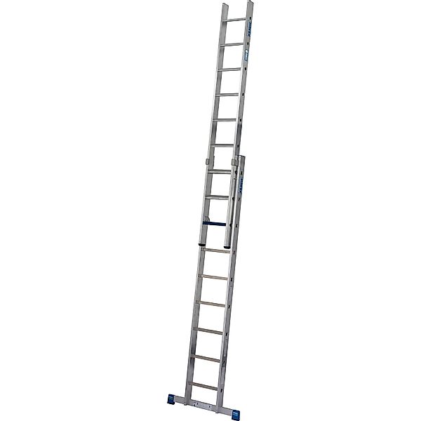 Krause Schiebeleiter Stabilo +S 2 x 9 Sprossen/Stufen 410 cm x 87 cm x 156 günstig online kaufen
