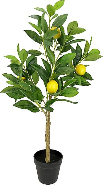 I.GE.A. Kunstpflanze "Zitronenbaum im Topf", Kunstbaum Zimmerpflanze günstig online kaufen