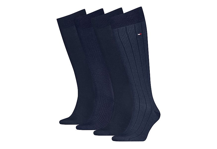 Tommy Hilfiger Kniestrümpfe TH MEN KNEEHIGH 4P TIN GIFTBOX (4er Pack) günstig online kaufen