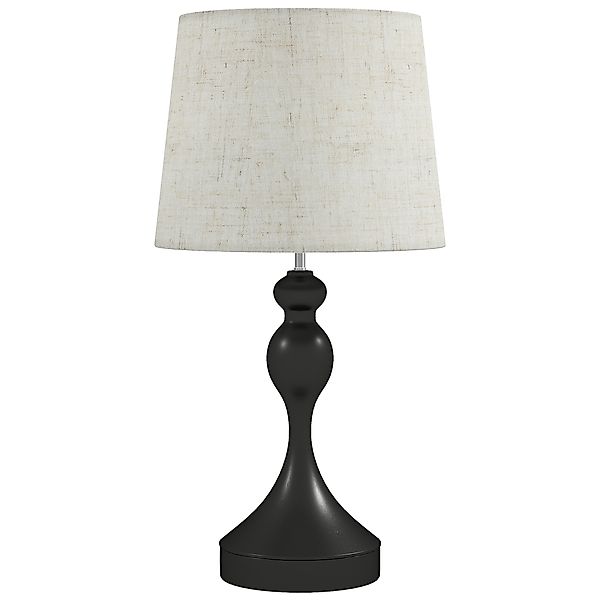 HOMCOM Tischlampe LED Tischleuchte mit 3 Farbtemperaturen, Nachttischlampe günstig online kaufen