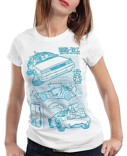 style3 T-Shirt Delorean DMC-12 zurück in die zukunft back to the future mar günstig online kaufen