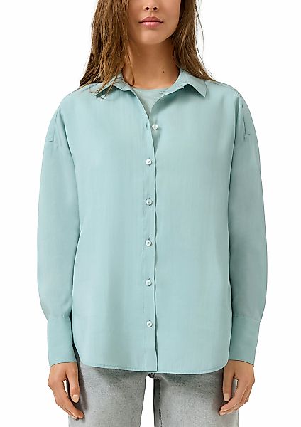 QS Langarmbluse mit Knopfleiste günstig online kaufen