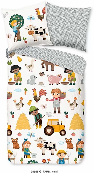 good morning Bettwäsche »Farm«, 100% Baumwolle, 135x200, Reißverschluss, We günstig online kaufen