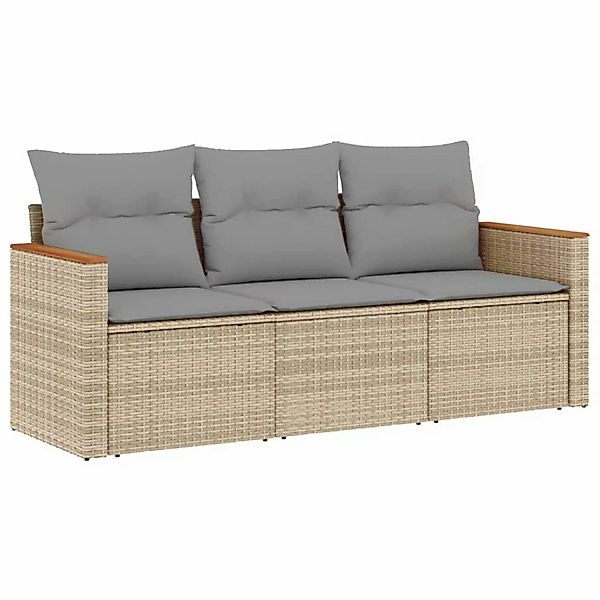 vidaXL Gartenlounge-Set 4-tlg. Garten-Sofagarnitur mit Kissen günstig online kaufen