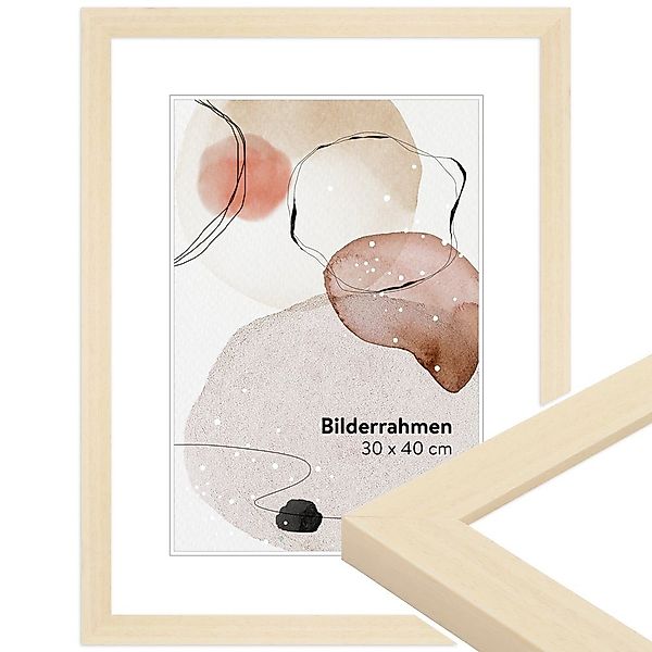 WANDStyle Bilderrahmen H430, Natur, aus Massivholz günstig online kaufen