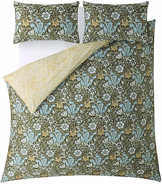 WILLIAM MORRIS AT HOME Wendebettwäsche "Compton," 3 tlg. mit floralem Muste günstig online kaufen